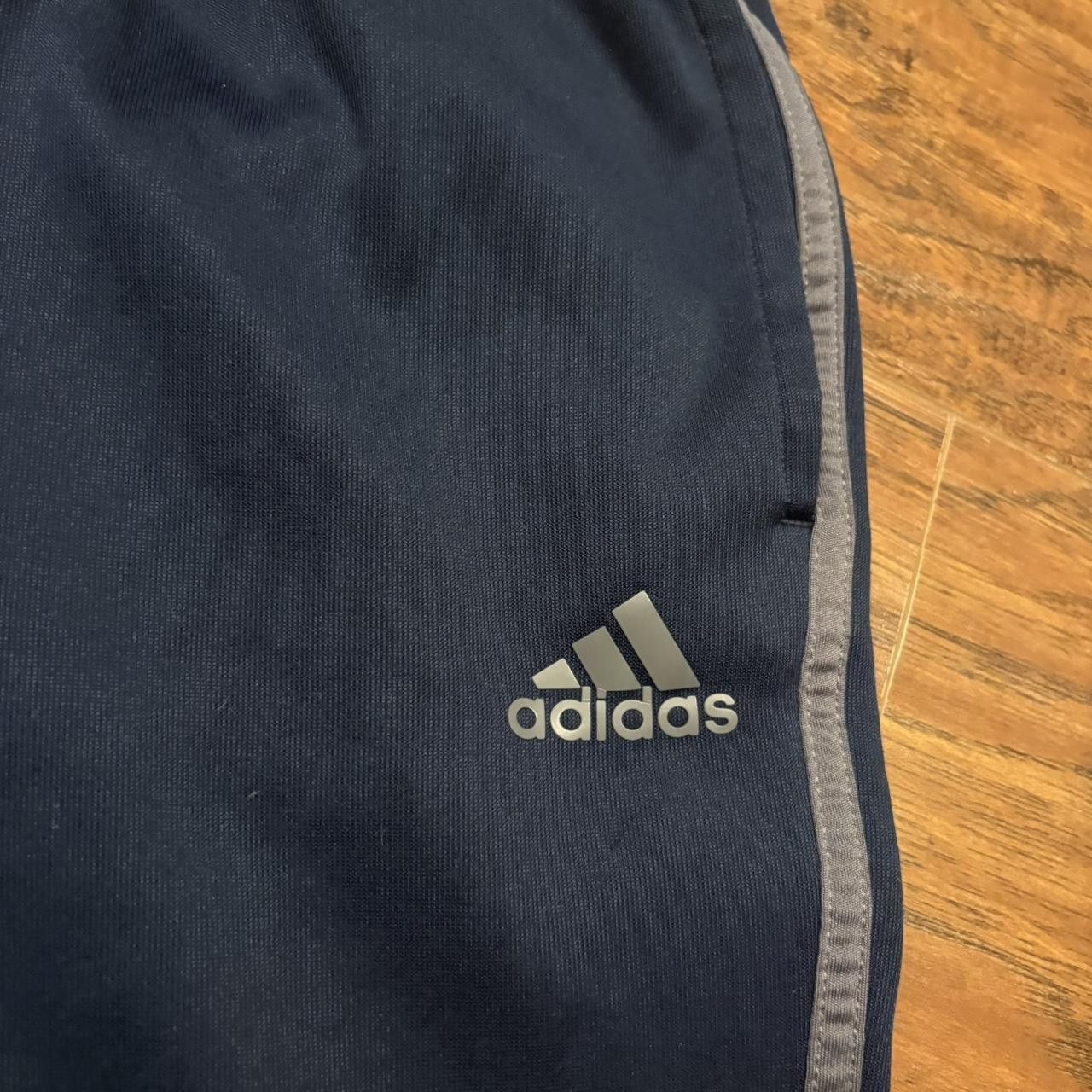 Adidas Crazy Vintage Y2K/2000s Baggy Adidas Navy Blue Striped Sweatpants! Size US 30 / EU 46 - 6 Thumbnail