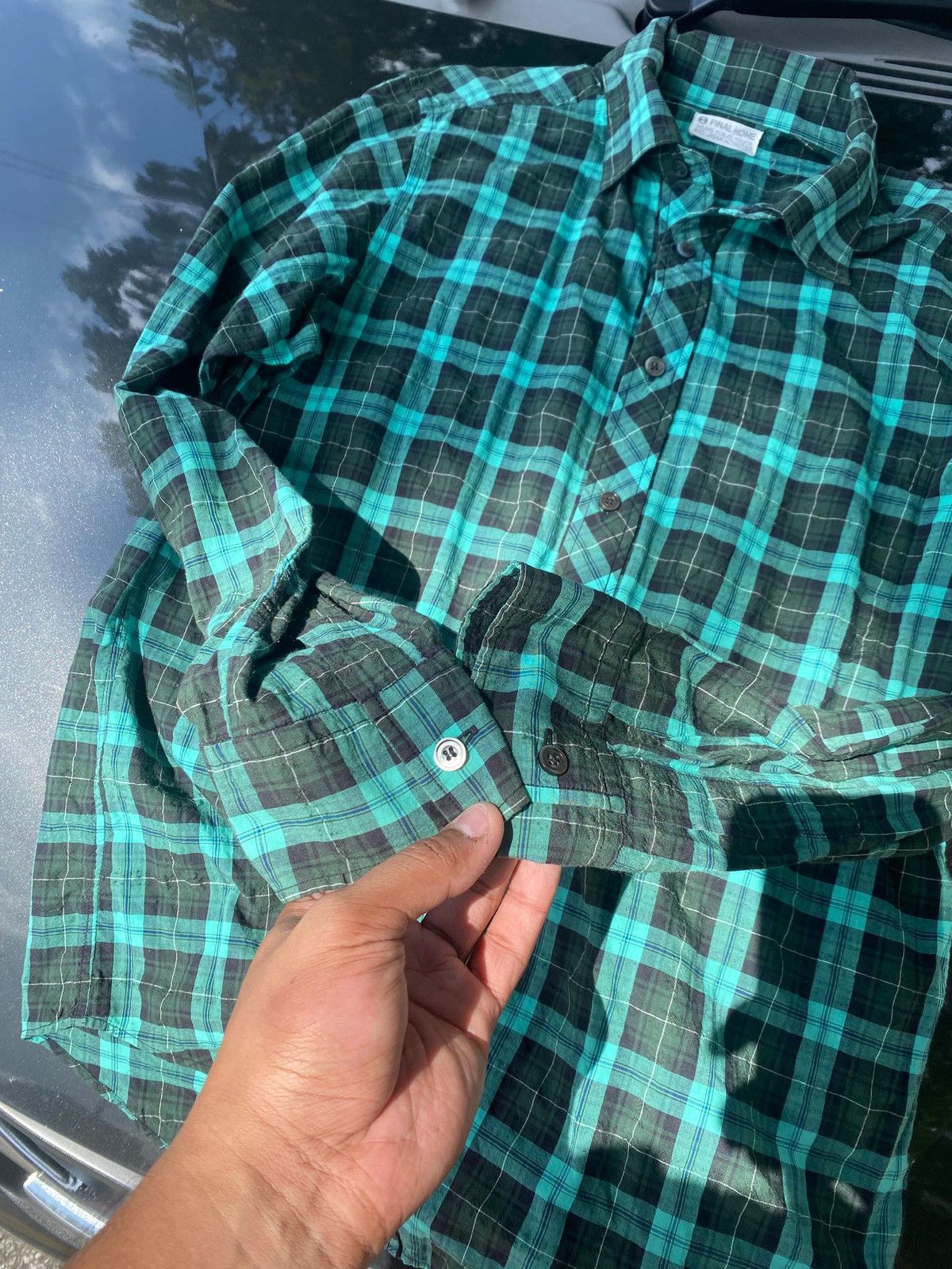 Final Home VINTAGE‼️Final Home Checkered Flannel Shirt Size US S / EU 44-46 / 1 - 3 Thumbnail