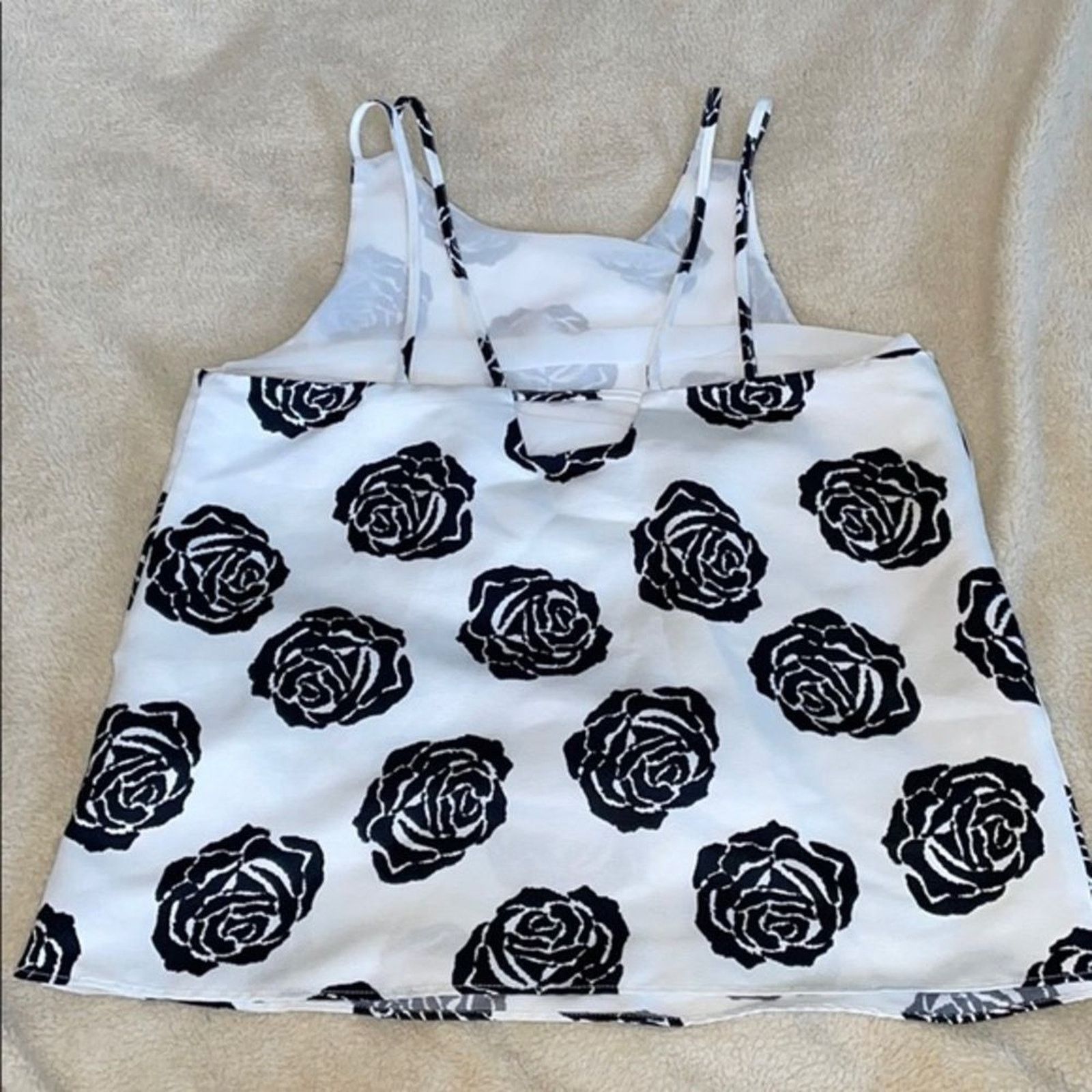 Other Cooper & Ella High Neck Rose Print Tank Top | Sz S Size S / US 4 / IT 40 - 5 Thumbnail