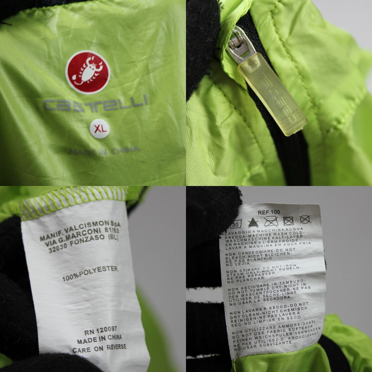 Other Castelli Neon Bike Velo Racing Jacket Size US XL / EU 56 / 4 - 11 Thumbnail