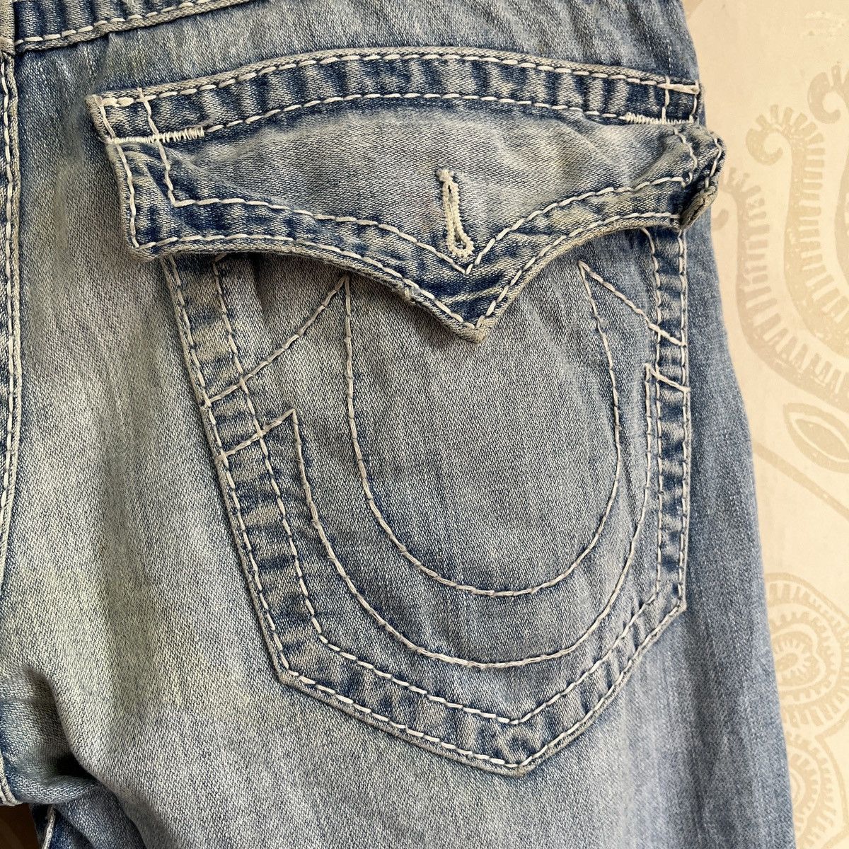 True Religion Thrashed True Religion Denim Jeans Straight Size US 34 / EU 50 - 14 Thumbnail