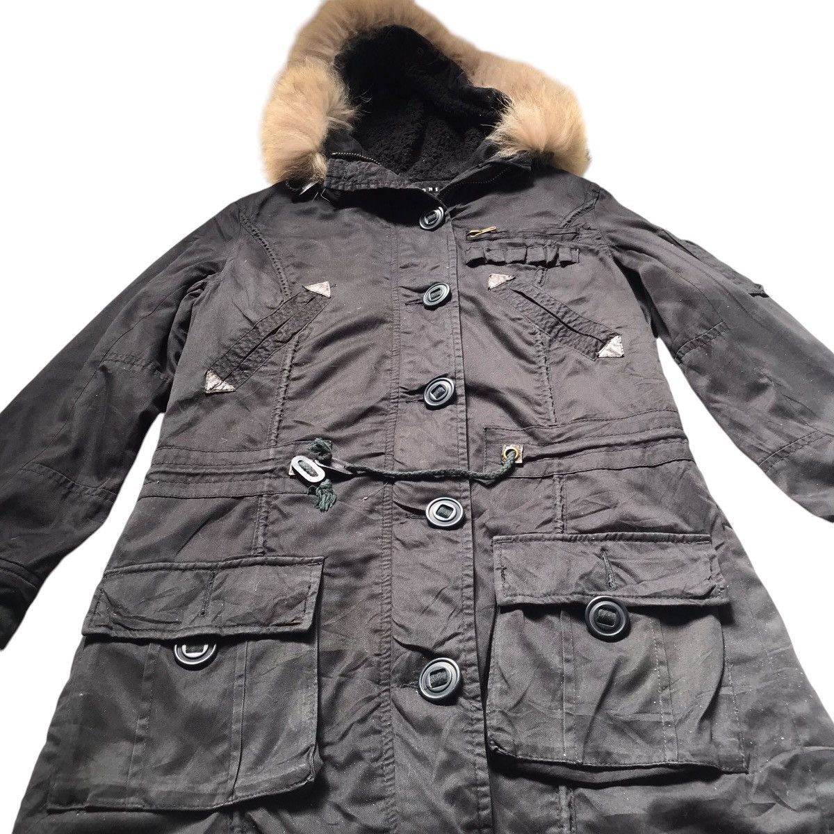 Le Grande Bleu (L.G.B.) LGB IF SIX WAS NINE STYLE INGNI FAUX FUR JACKET TACTICAL Size US S / EU 44-46 / 1 - 8 Thumbnail