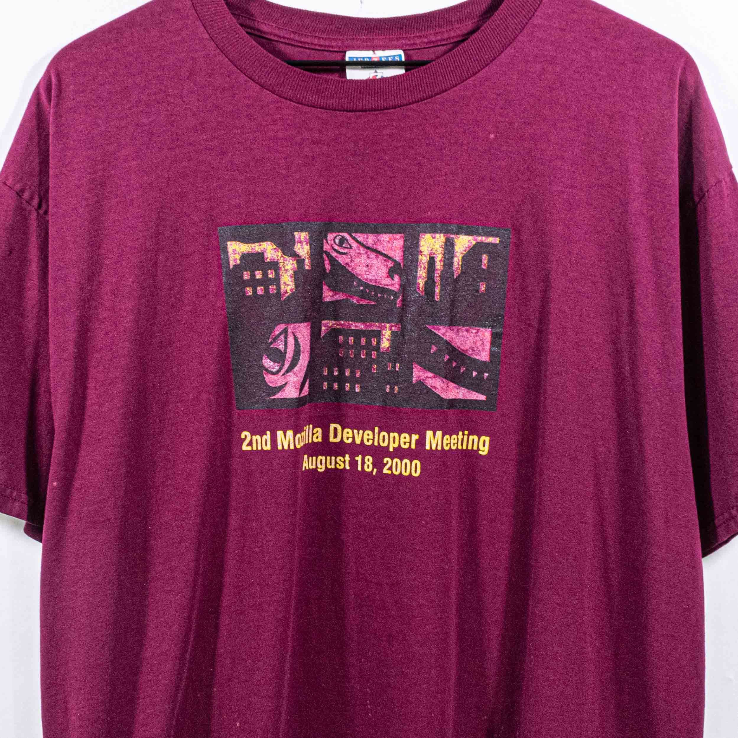 Vintage 2nd Mozilla Developer Meeting T-Shirt Internet Tech Software Size US XL / EU 56 / 4 - 3 Thumbnail
