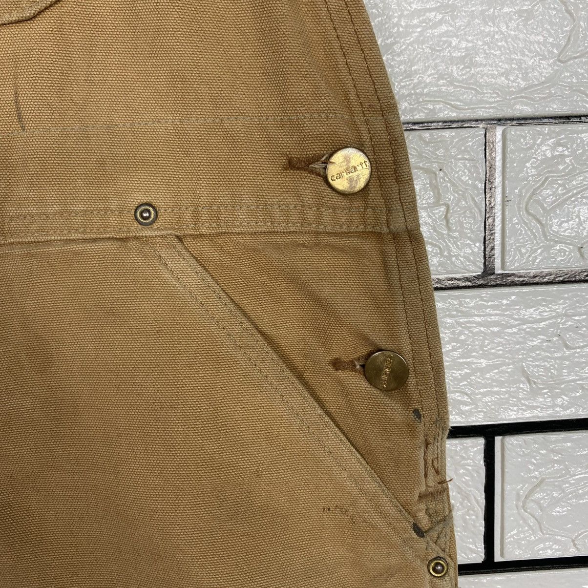 Carhartt 🔥VINTAGE COVERALL CARHARTT WORKER DUCK CANVAS DETROIT Size US 36 / EU 52 - 12 Thumbnail