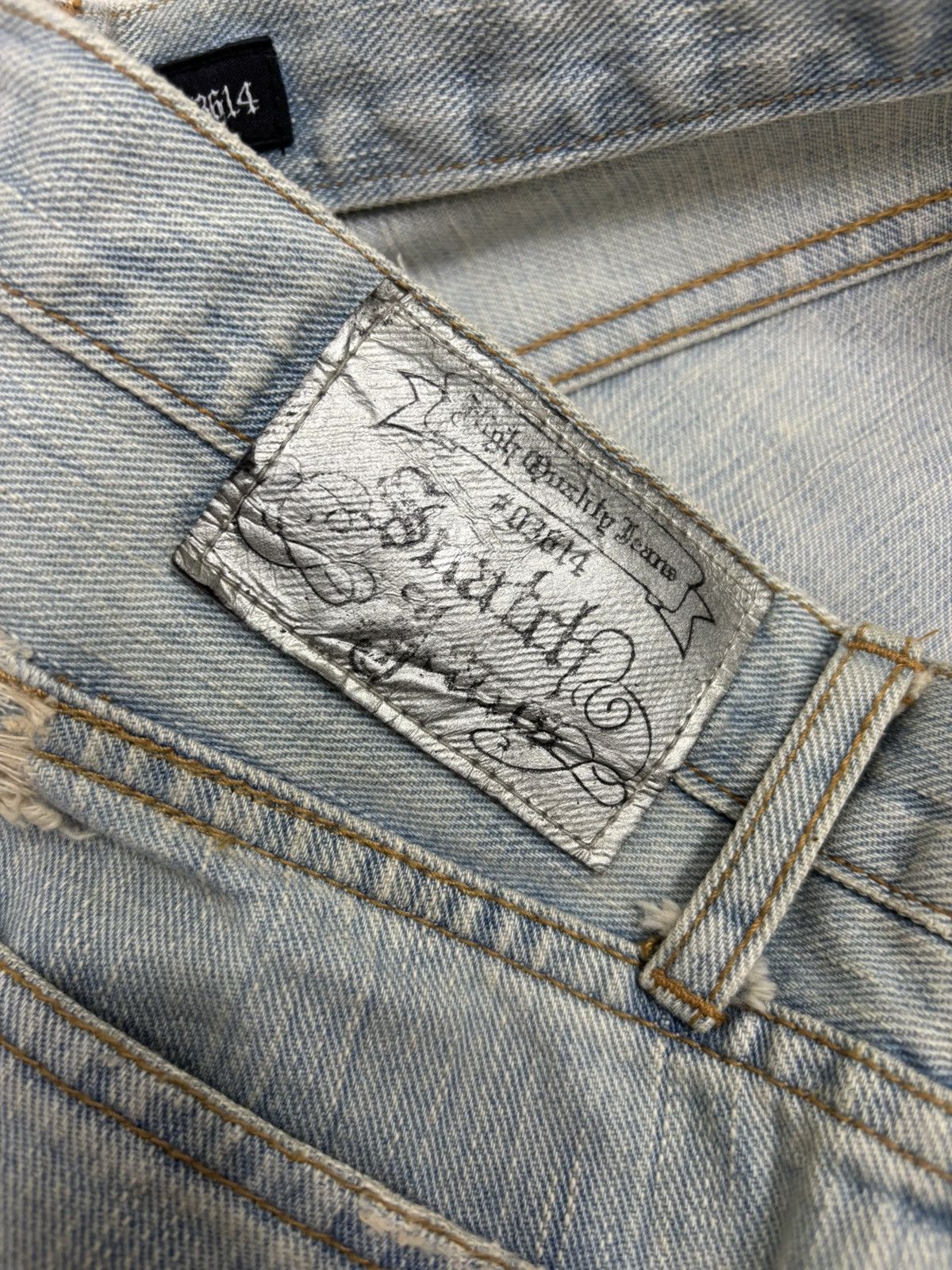 If Six Was Nine Flare Jeans Low Rise Snatch Jeans Mud Wash Bootcut Denim Size US 30 / EU 46 - 10 Thumbnail