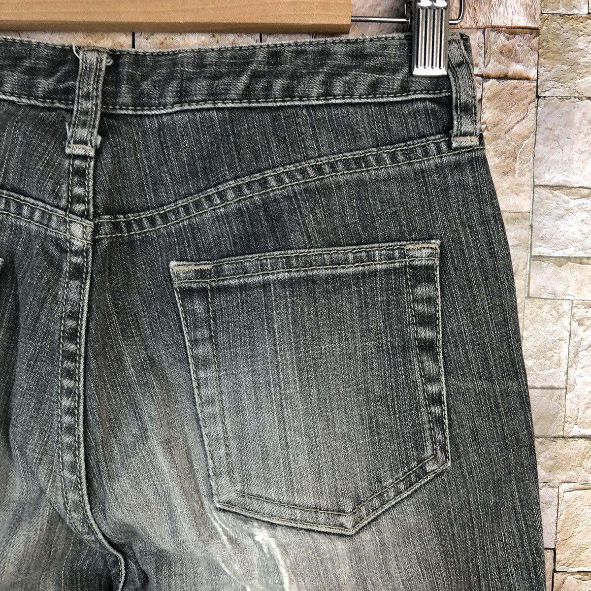 Japanese Brand Uniqlo japan faded Black Denim Pants #A1011 Size 25" / US 0 / IT 36 - 15 Thumbnail