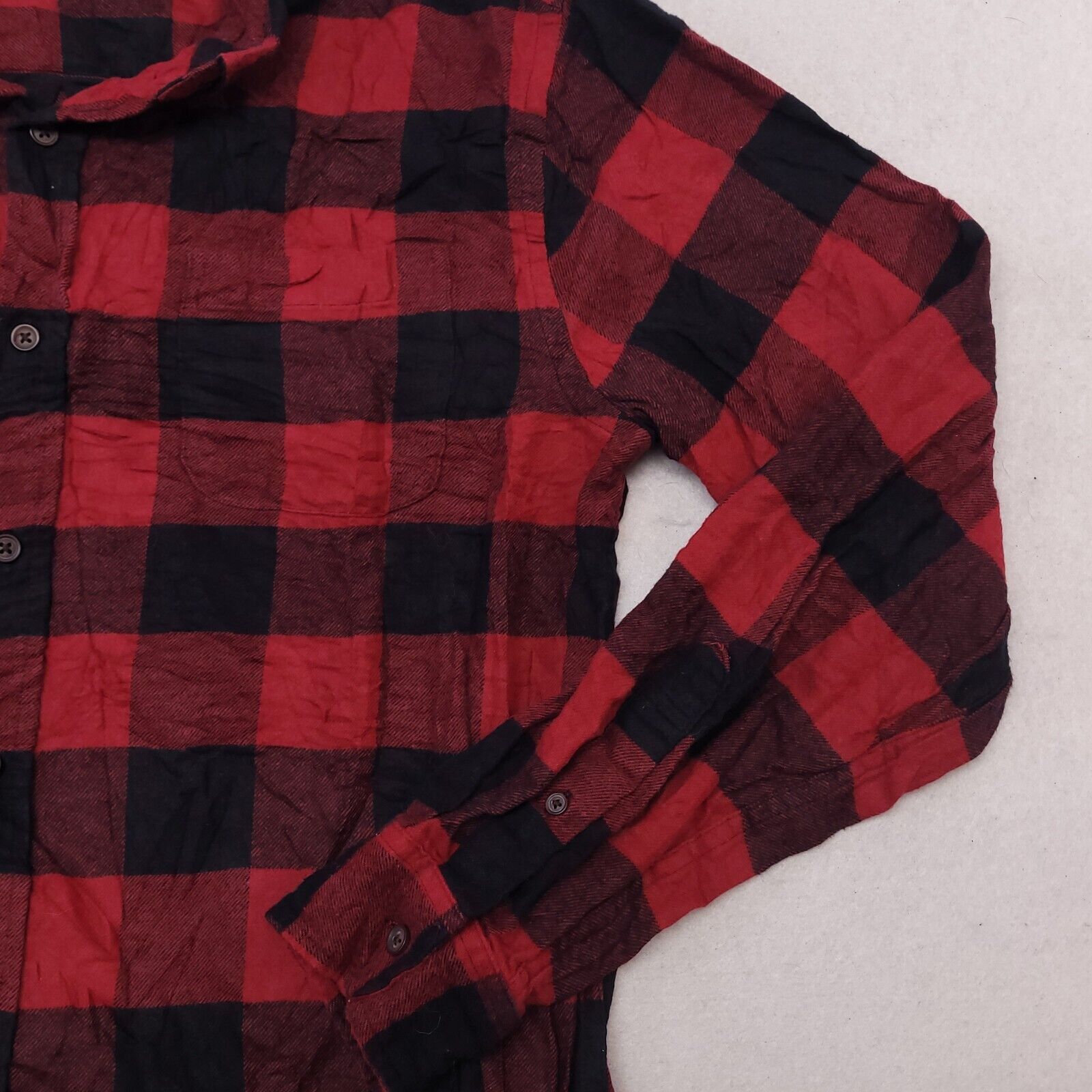 Croft & Barrow Croft & Barrow Buffalo Check Flannel Shirt Mens Size M Red Size US M / EU 48-50 / 2 - 5 Thumbnail
