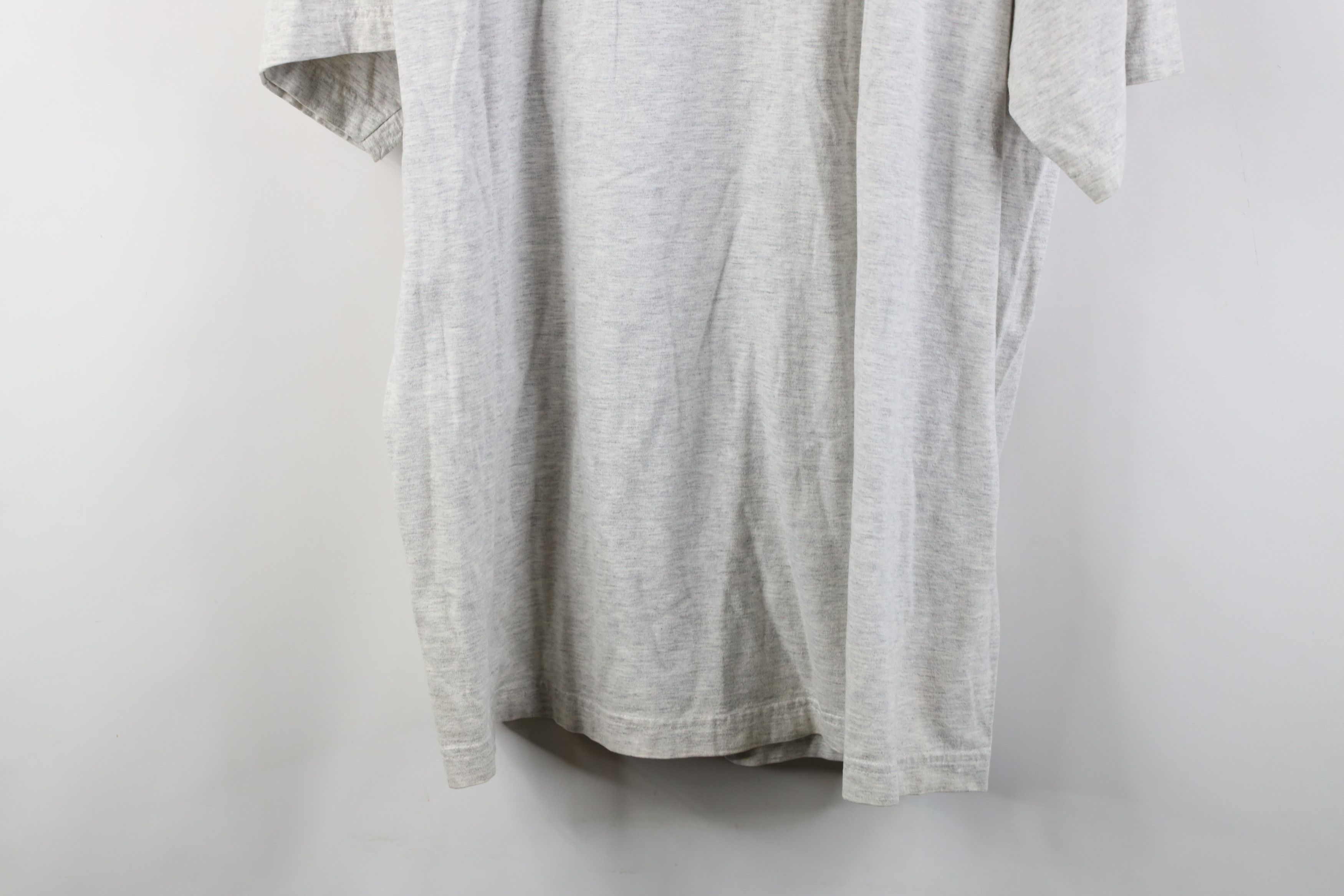 Vintage Vintage 90s Streetwear Short Sleeve T-Shirt Heather Gray Size US XL / EU 56 / 4 - 13 Thumbnail