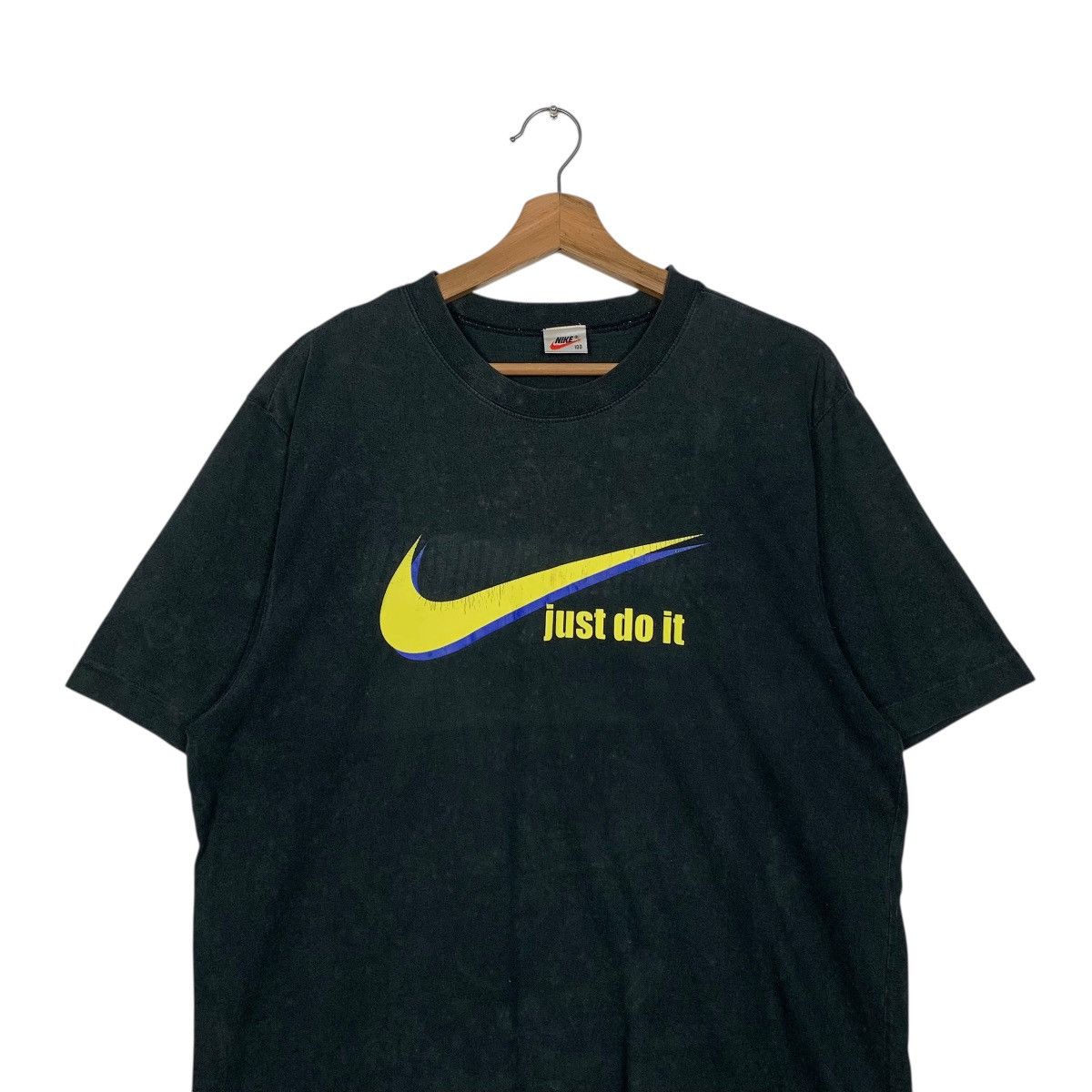 Nike Vintage 90s Nike Swoosh Tee Size US M / EU 48-50 / 2 - 2 Thumbnail