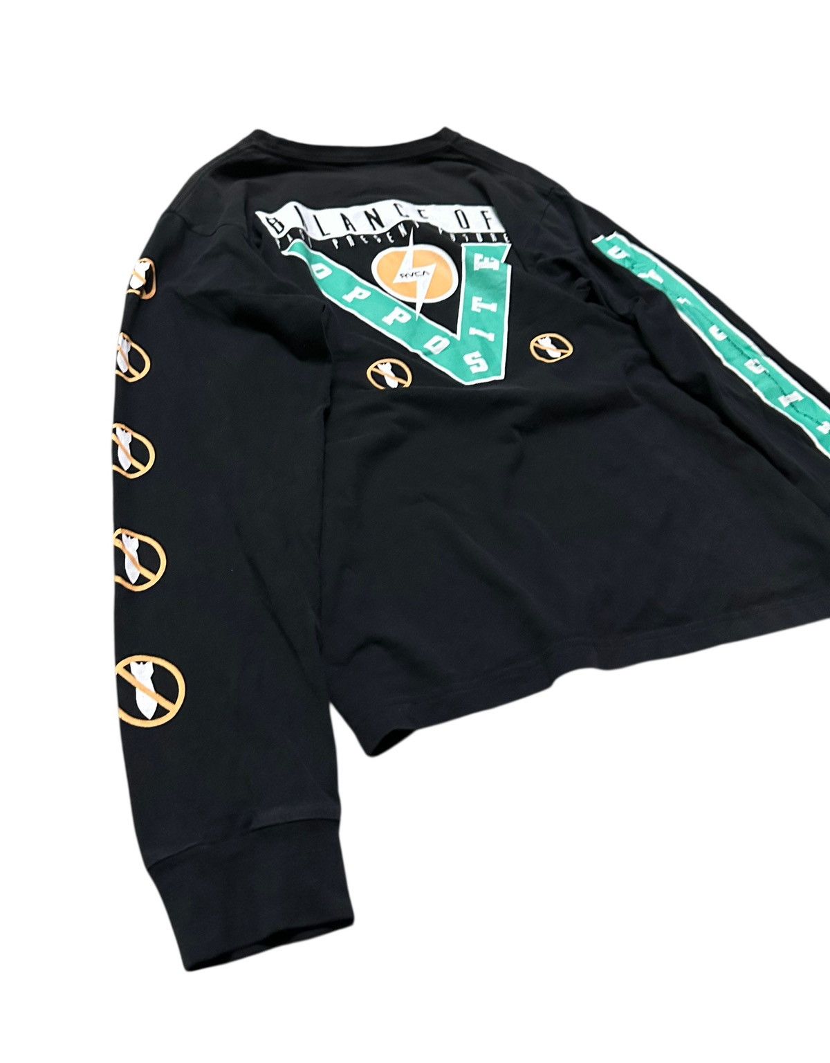 RVCA RVCA the balance of opposites backhit long sleeve tshirt Size US M / EU 48-50 / 2 - 7 Thumbnail