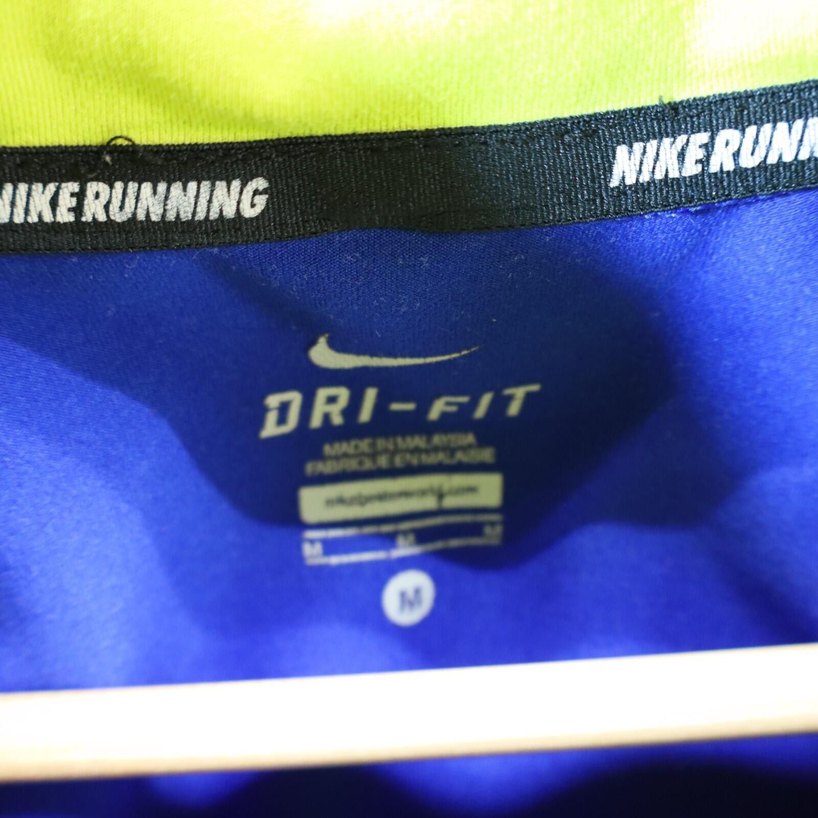 Nike Nike Running Dri-Fit Element 1/4 Zip Men Medium Blue Neon Size US M / EU 48-50 / 2 - 5 Thumbnail