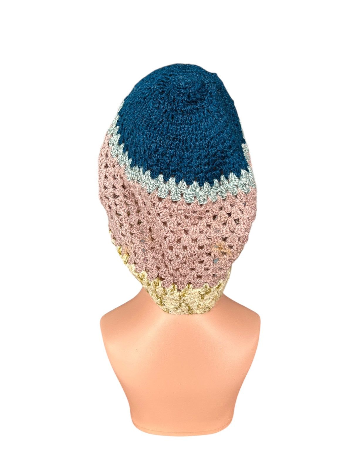 Japanese Brand × Kapital × Vintage Crochet Knitted handmade big Beanie Hats Size ONE SIZE - 3 Thumbnail
