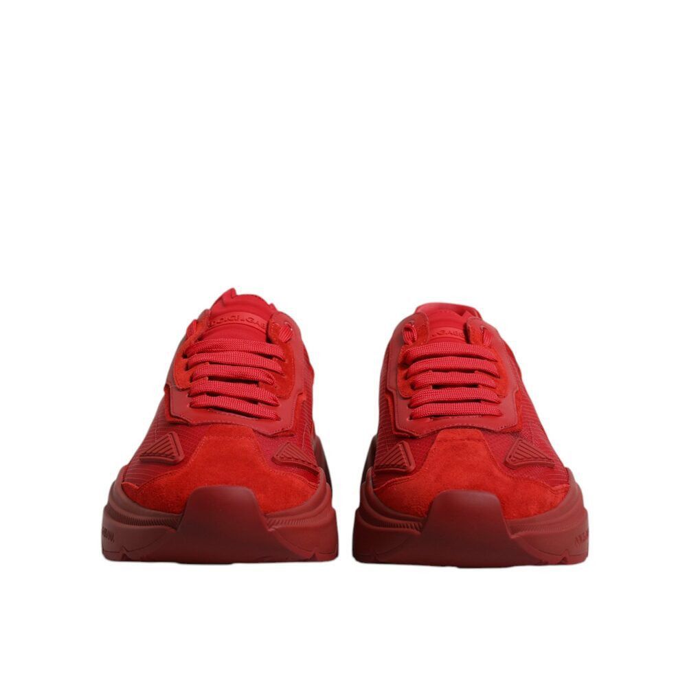 Dolce & Gabbana Dolce & Gabbana Red Leather Daymaster Low Top Sneakers Shoes Size US 6 / EU 39 - 2 Thumbnail