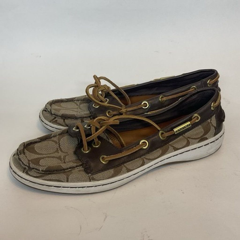 Coach Coach Richelle Topsider Brown Flats Boat Shoes Women 7B Size US 7 / IT 37 - 10 Thumbnail