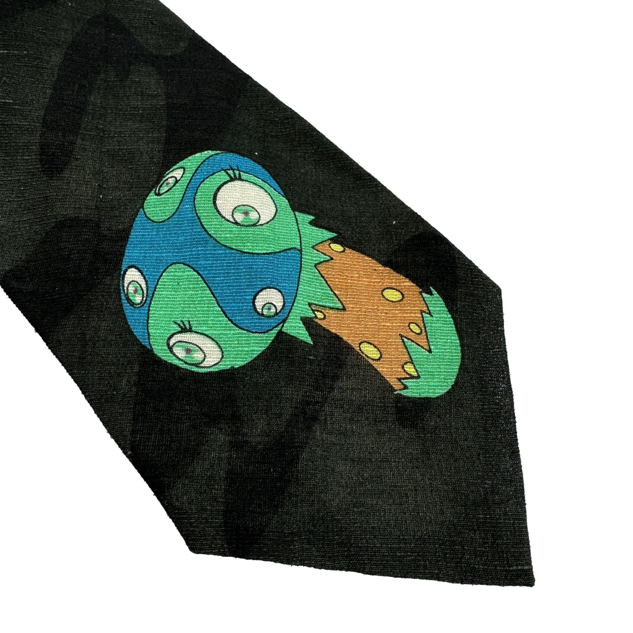 Issey Miyake × Takashi Murakami SS00 Graphic Tie Size ONE SIZE - 2 Thumbnail