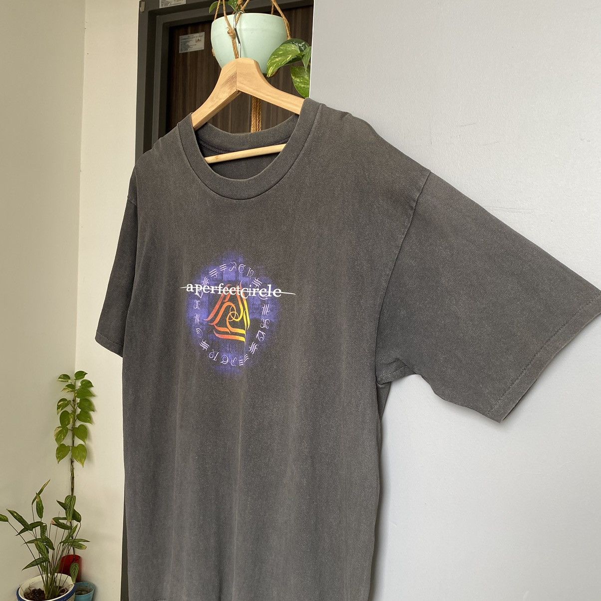 Band Tees Thrashed Faded Vintage 90s A Perfect Circle ERD GRUNGE TEE Size US L / EU 52-54 / 3 - 5 Thumbnail