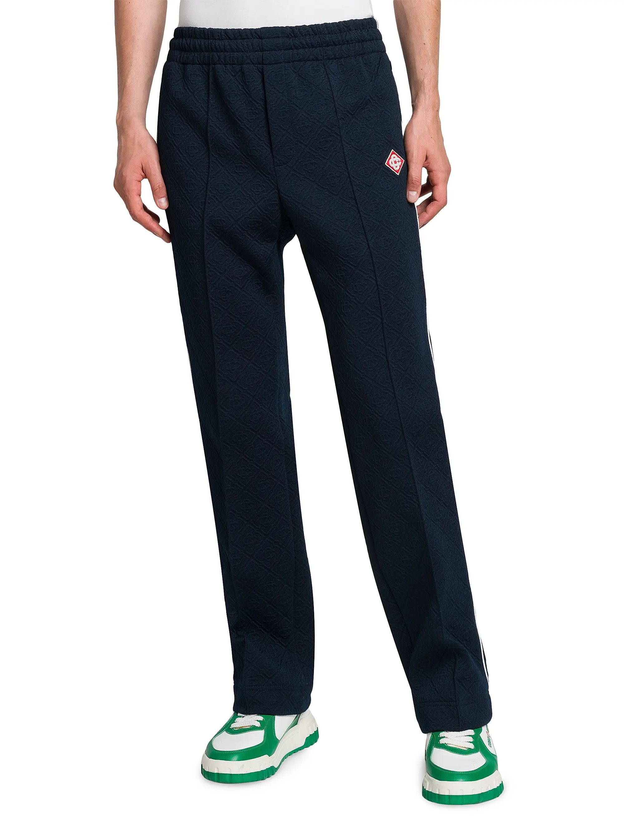 Casablanca os11x0725 Contrast Piping Track Pants in Navy Size US 30 / EU 46 - 2 Thumbnail