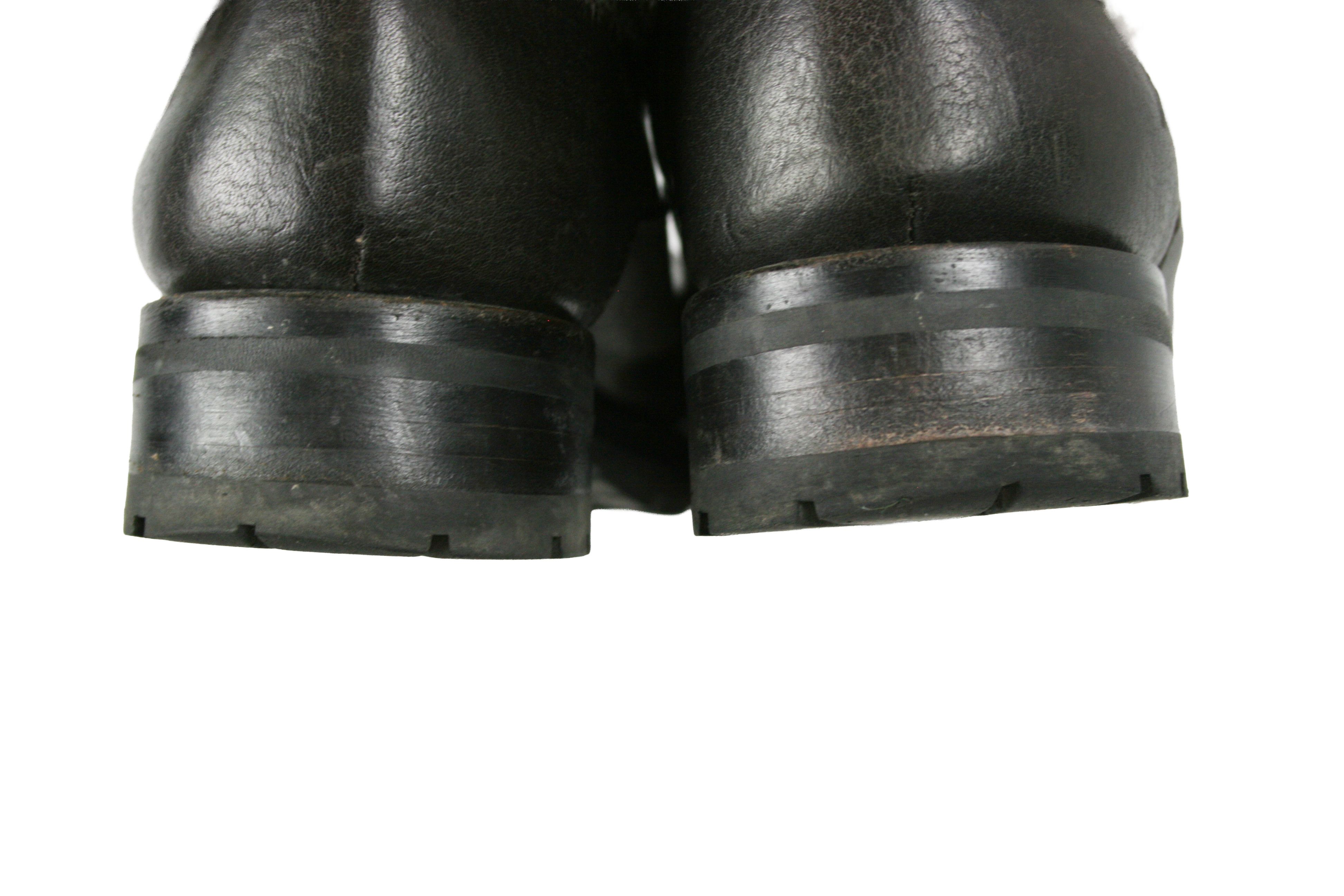 Frye Natalie Cuff Lug Fur Boots Size US 9.5 / IT 39.5 - 11 Thumbnail