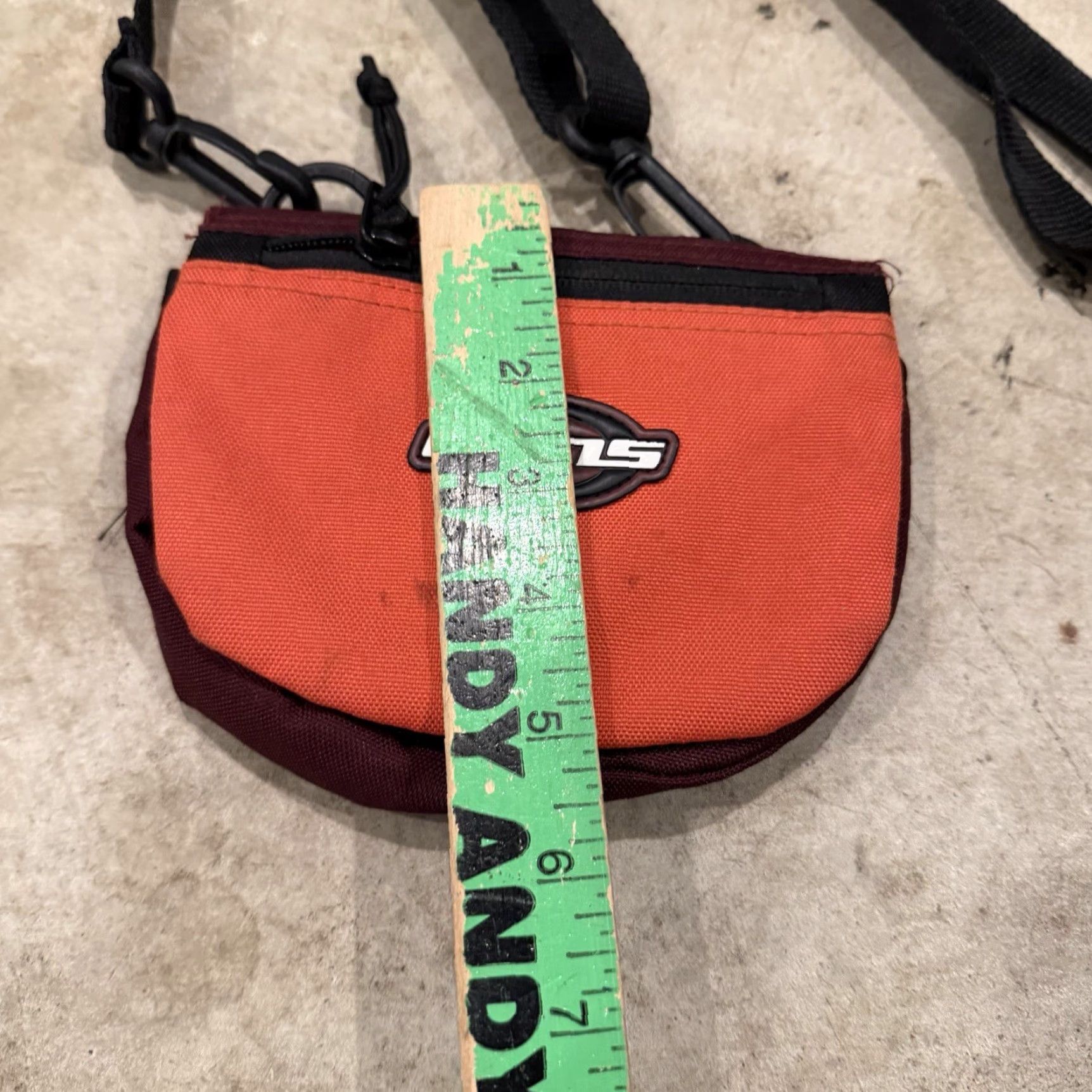 Vans VANS Checkerboard Crossbody Orange 90s Pockets Adjustable Strap Canvas Nylon Men Size ONE SIZE - 5 Thumbnail