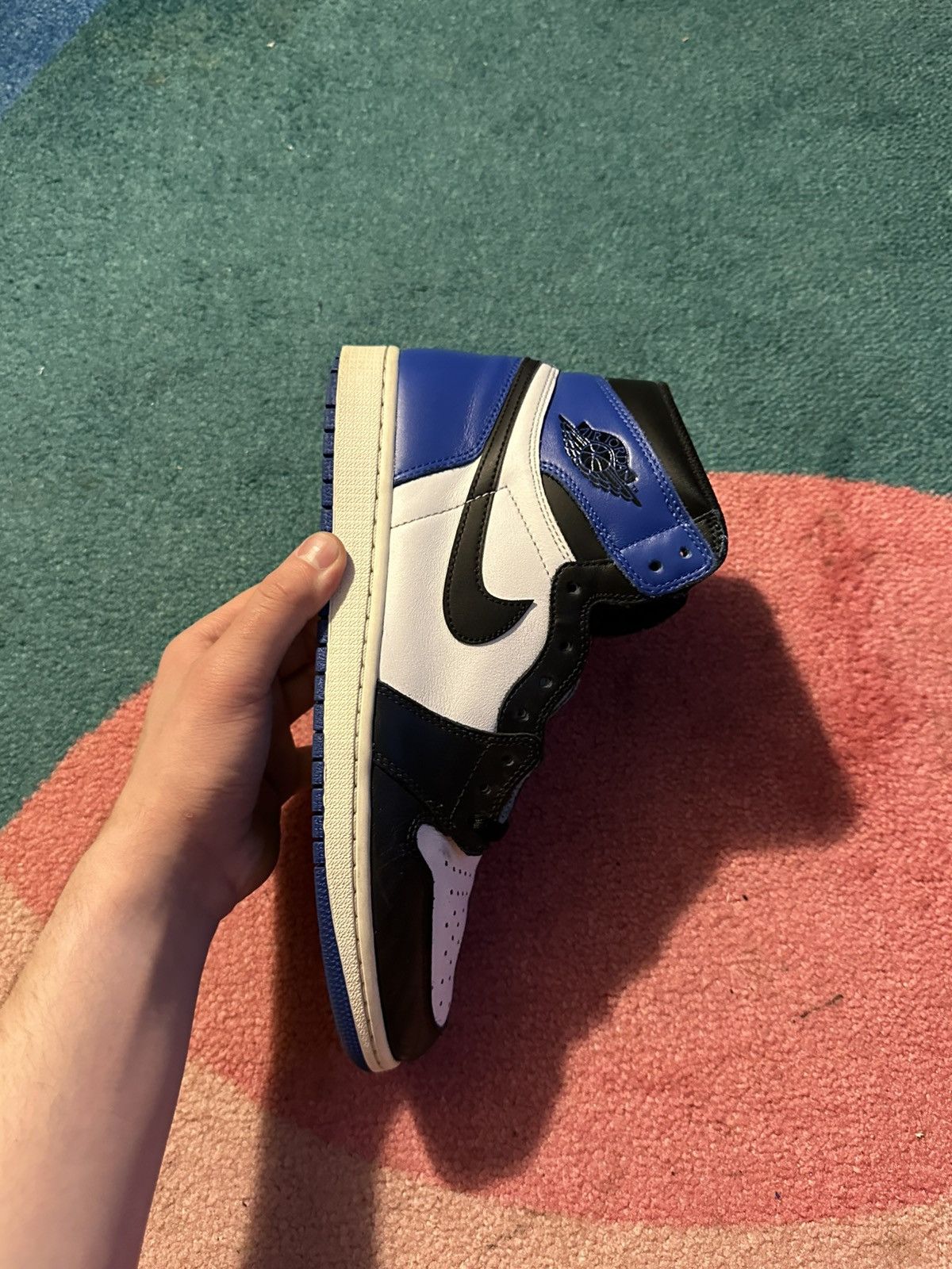 Jordan Brand Air Jordan 1 Retro High Game Royal Fragment Custom Size US 11.5 / EU 44-45 - 4 Thumbnail