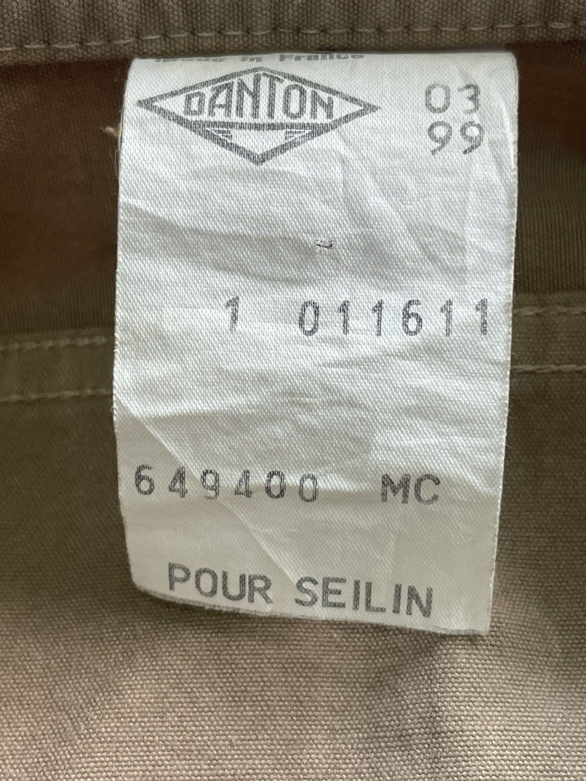 Danton Vintage Danton Pour Seilin Work Shirt Size US M / EU 48-50 / 2 - 9 Thumbnail
