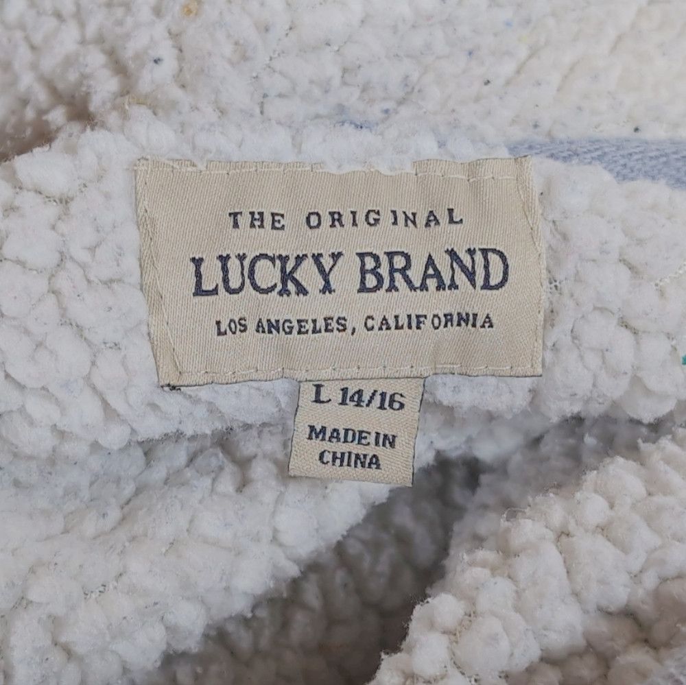 Lucky Brand Lucky Brand Women's Sz L Gray Luckville Bulldogs Hoodie Size L / US 10 / IT 46 - 6 Thumbnail