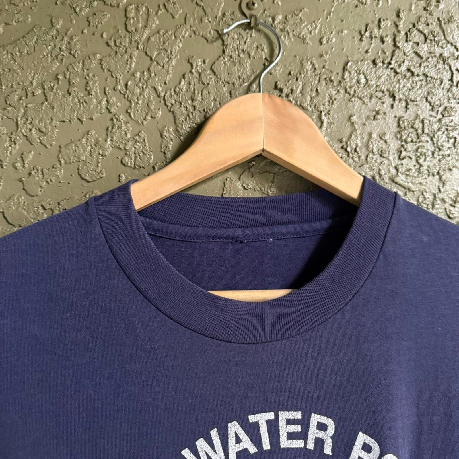 Vintage Vintage 80s Clearwater Police Volunteer Men's M Navy Tee Size US M / EU 48-50 / 2 - 4 Thumbnail