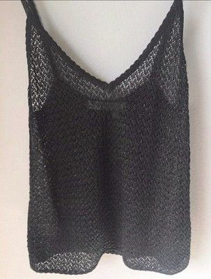 Christian Dior Monsieur Vintage CHRISTIAN DIOR 2pc cami and cardigan twin set w/ Silver Sparkle Size L / US 10 / IT 46 - 19 Thumbnail