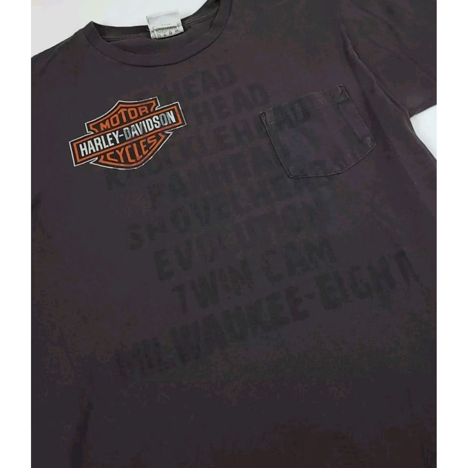 Harley Davidson VINTAGE Harley-Davidson Pocket T Shirt Wolverine Michigan Gray Mens Small Short Sleeve Crew Neck Bike Motorcycle 2017 Size US S / EU 44-46 / 1 - 3 Thumbnail
