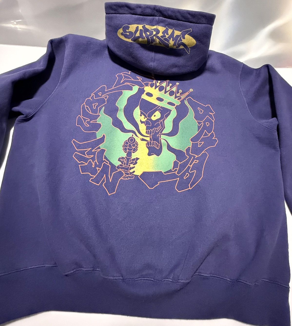 Supreme New World Order Hooded Sweatshirt Size US L / EU 52-54 / 3 - 2 Thumbnail