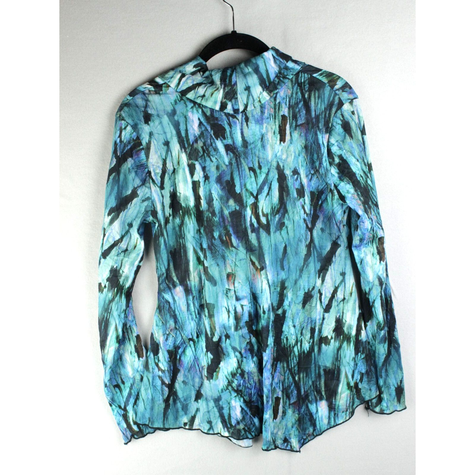 Other Snoskins Top Small Colorful Long Sleeve Artsy Tunic Pullover Size S / US 4 / IT 40 - 2 Thumbnail