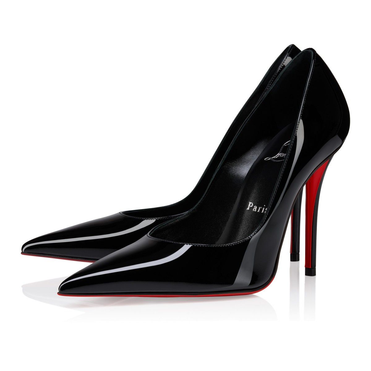 Christian Louboutin Miss Z 100mm Patent Leather Black Size US 10 / IT 40 - 1 Thumbnail