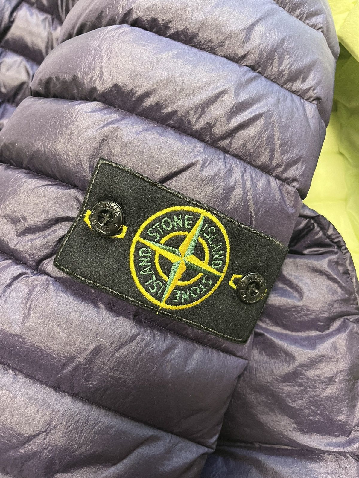 Stone Island Stone Island Loom Woven Chambers R-Nylon Down-TC down jacket Size US L / EU 52-54 / 3 - 3 Thumbnail