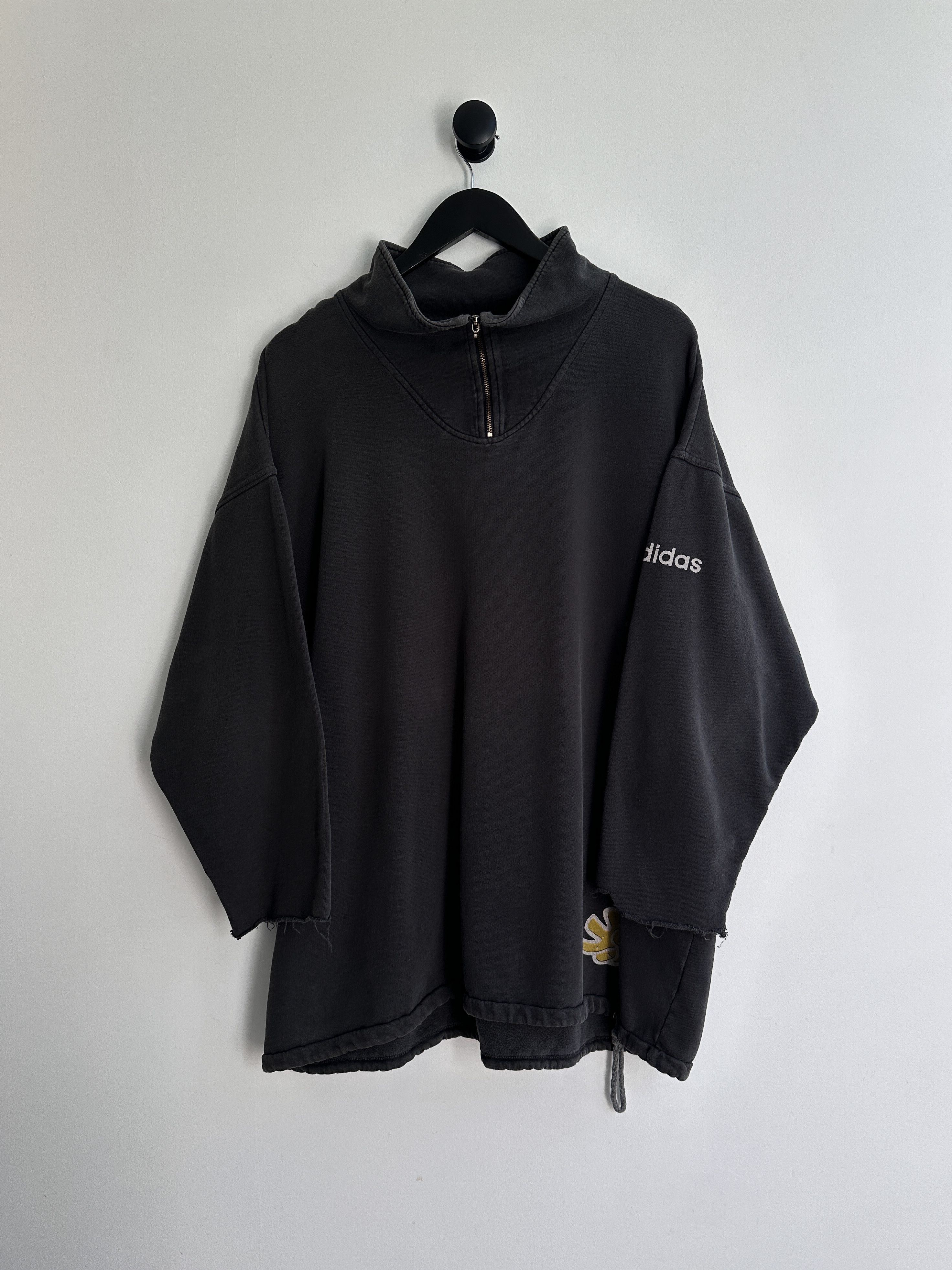 Adidas Vintage Adidas 90s Half Zip Sweatshirt Jumper Size US L / EU 52-54 / 3 - 2 Thumbnail