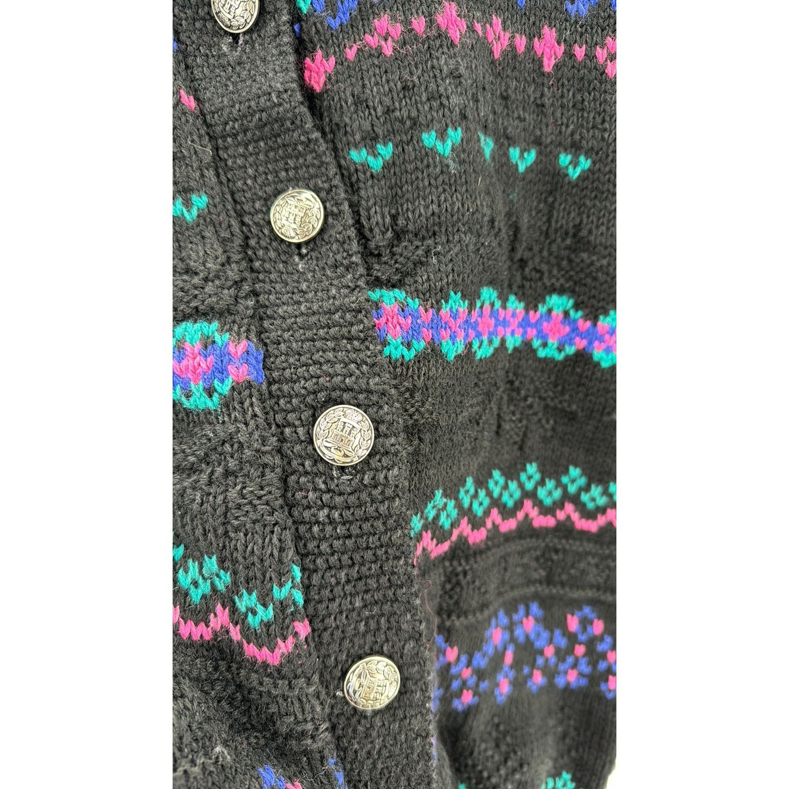 Vintage Vintage Alps Fine Apparel Knit Sweater cardigan 80s size M Size M / US 6-8 / IT 42-44 - 5 Thumbnail
