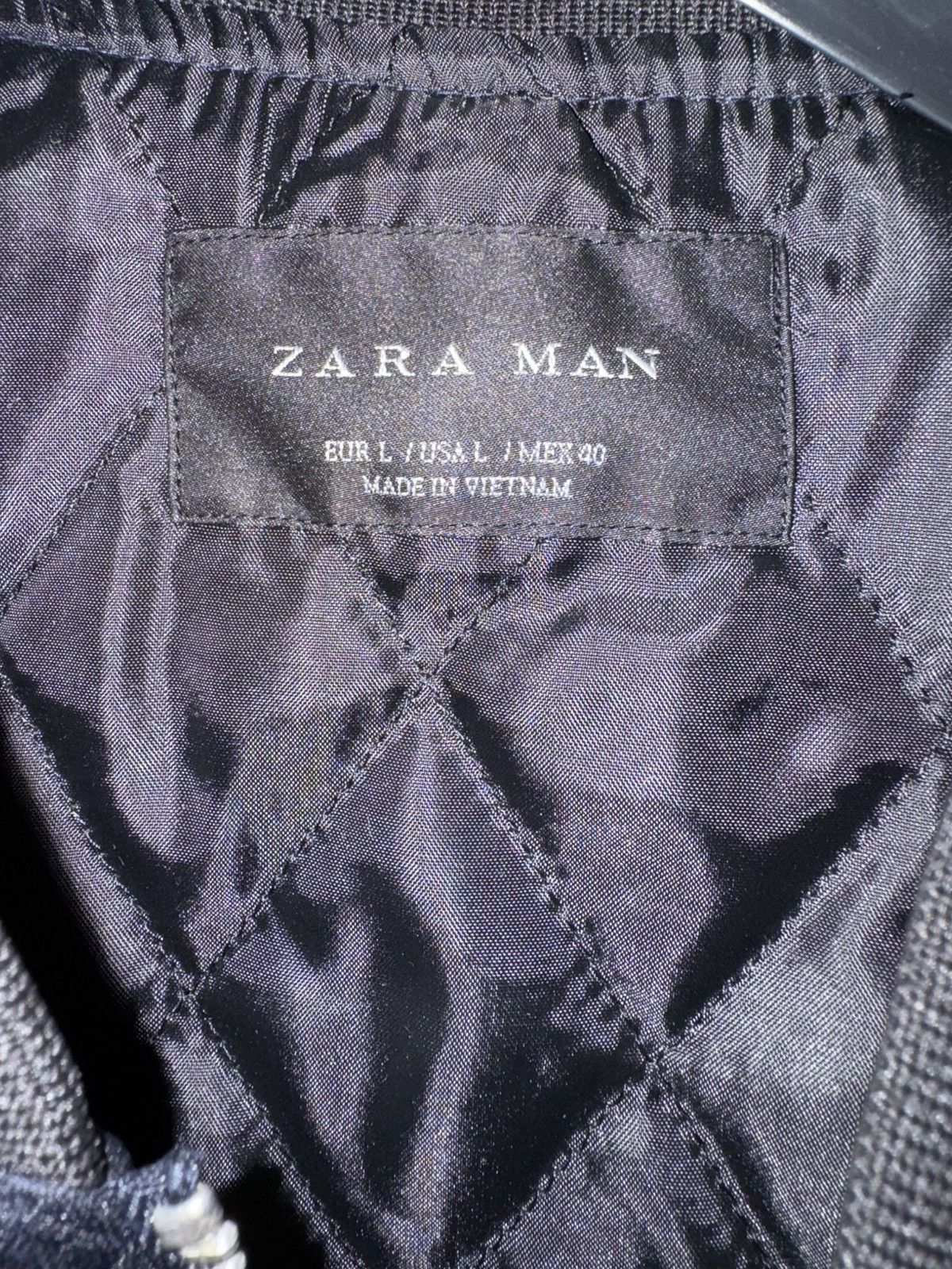 Zara Zara Men Navy Bomber Size US L / EU 52-54 / 3 - 3 Thumbnail