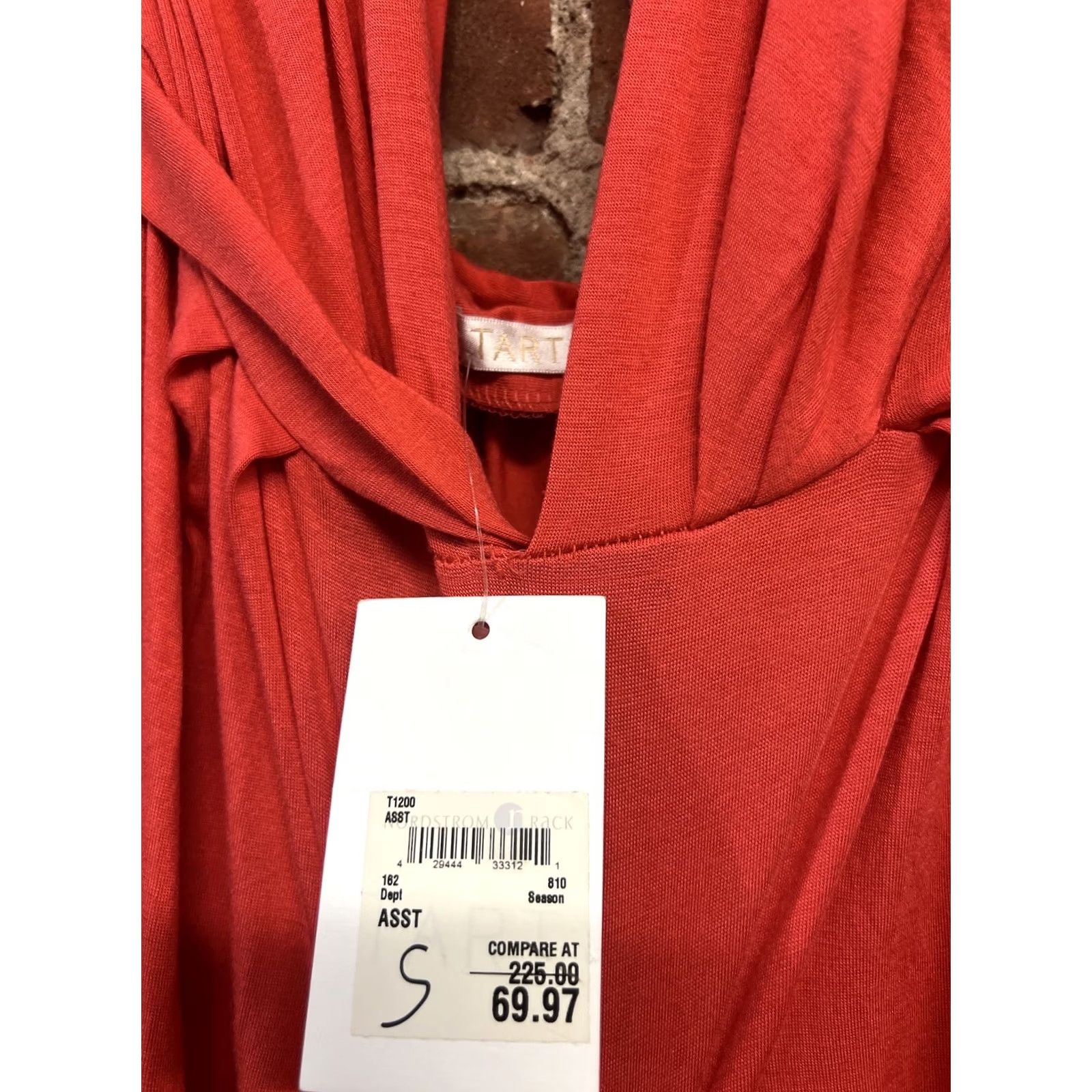 Vintage Tart Collections Womens Red Maxi Dress Long Solid NWT Size S Size S / US 4 / IT 40 - 3 Thumbnail