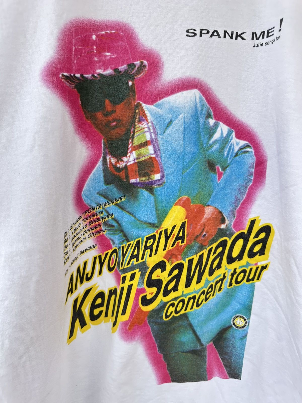 Band Tees Vintage 90s Anjyo Yariya Kenji Sawada Concert Tour Band Tee Size US L / EU 52-54 / 3 - 2 Thumbnail
