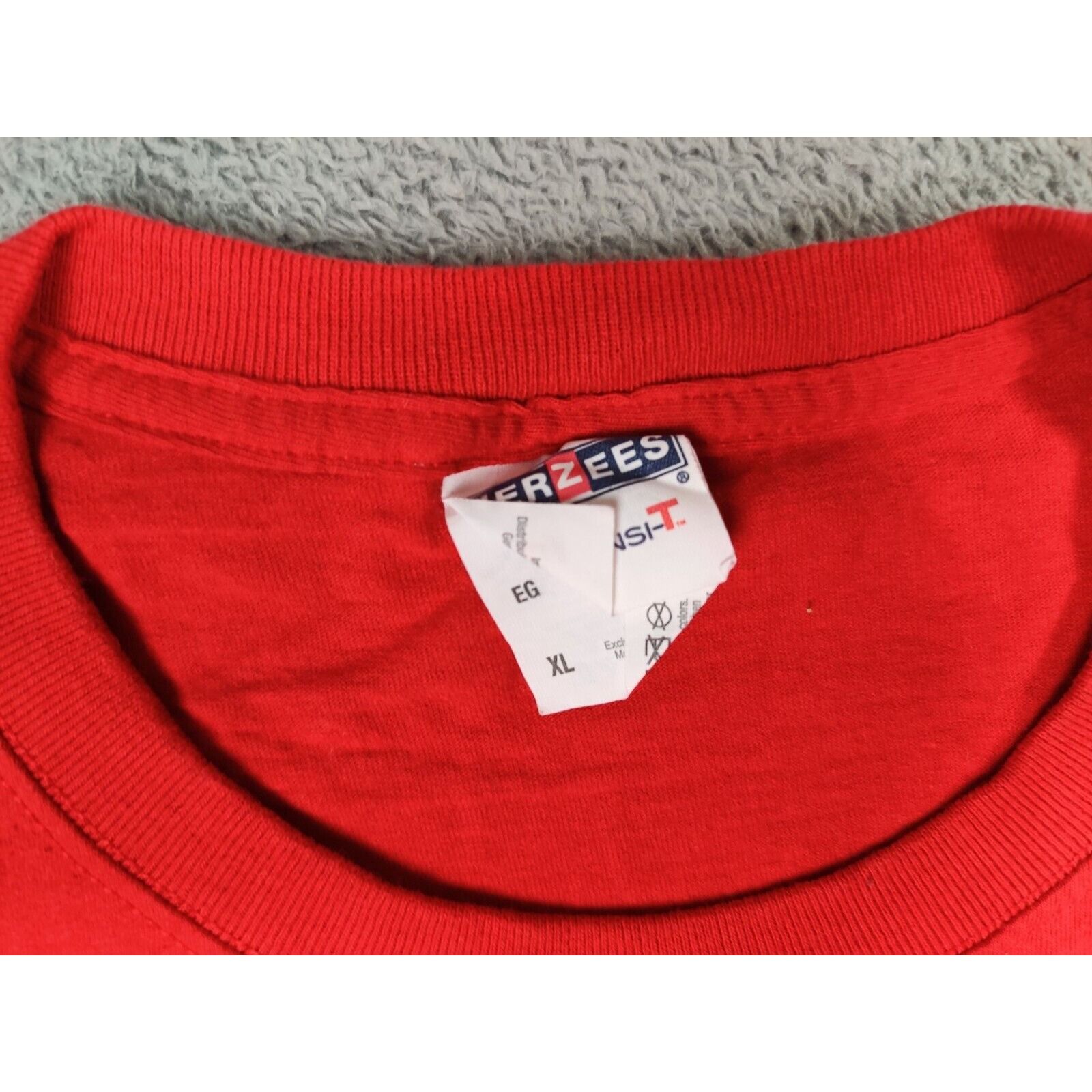 Jerzees LA Clippers Shirt Adult Mens XL Red One Team One Goal Size US XL / EU 56 / 4 - 4 Thumbnail