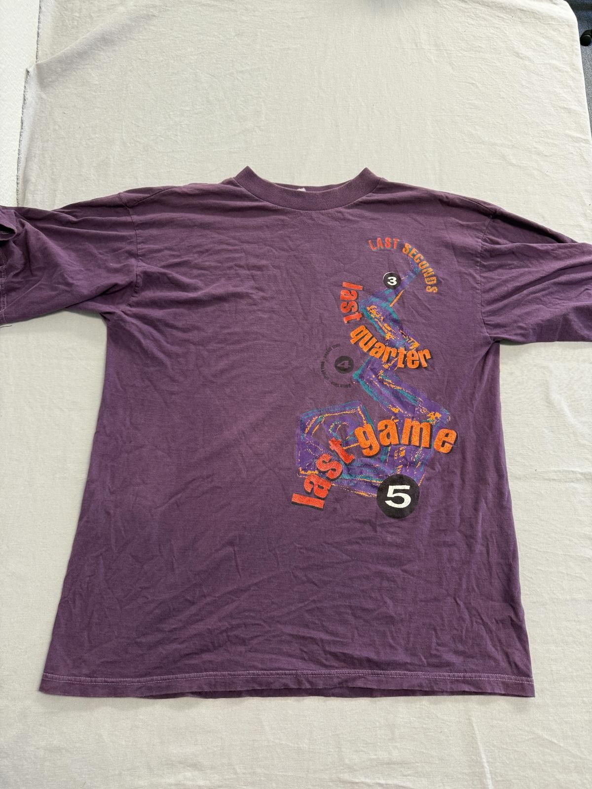 Designer Vintage Bugle Boy T-shirt Last Chance Last Shot Sports Tee L Size US L / EU 52-54 / 3 - 2 Thumbnail