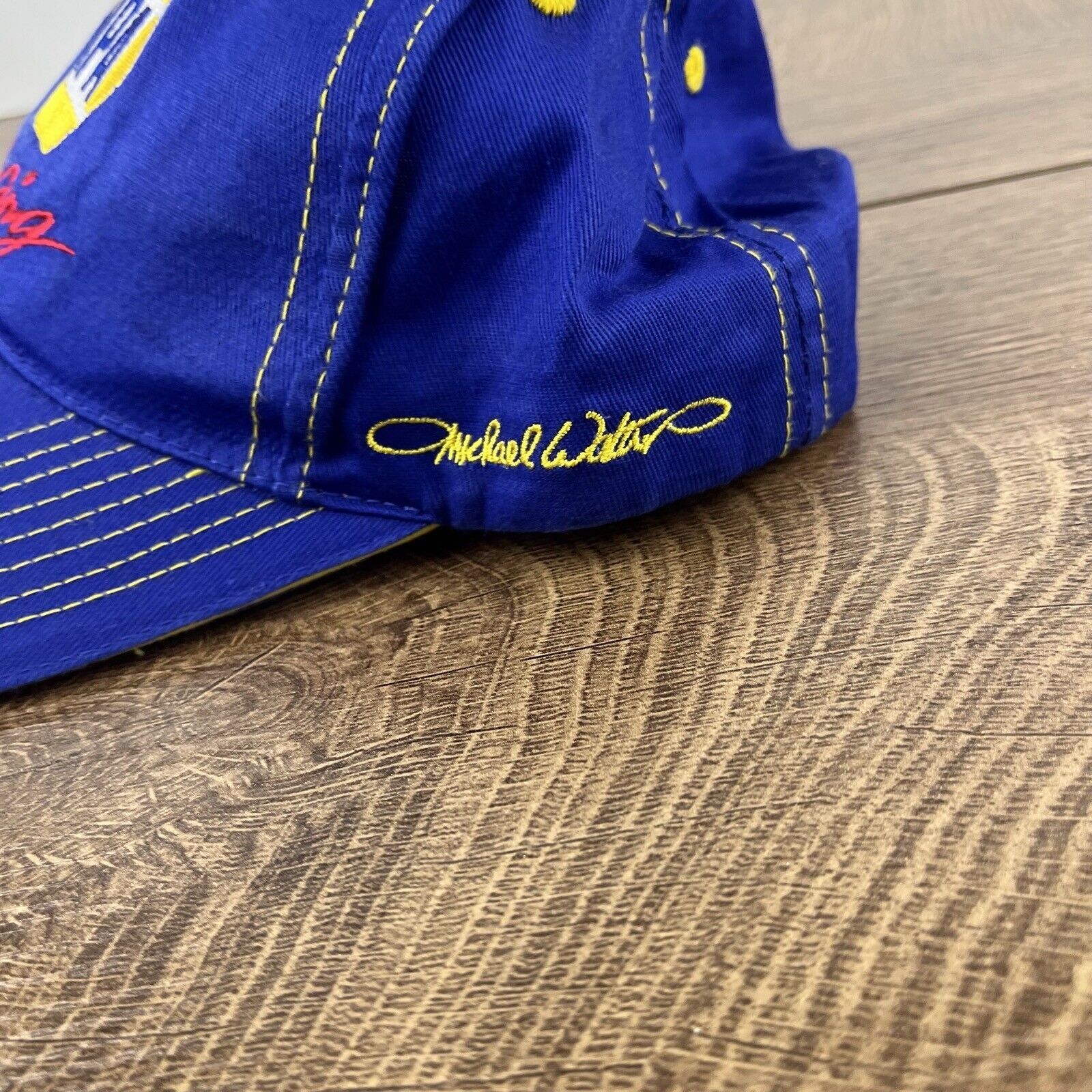 Other Bill Davis Racing Hat NASCAR Racing Hat Blue Cap Adjustable Size ONE SIZE - 9 Thumbnail