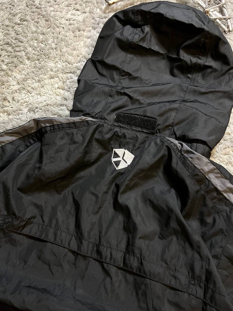 Nike × Vintage OOs Nike Vintage Jacket Nylon Swoosh Hooded Drill Size US L / EU 52-54 / 3 - 7 Thumbnail