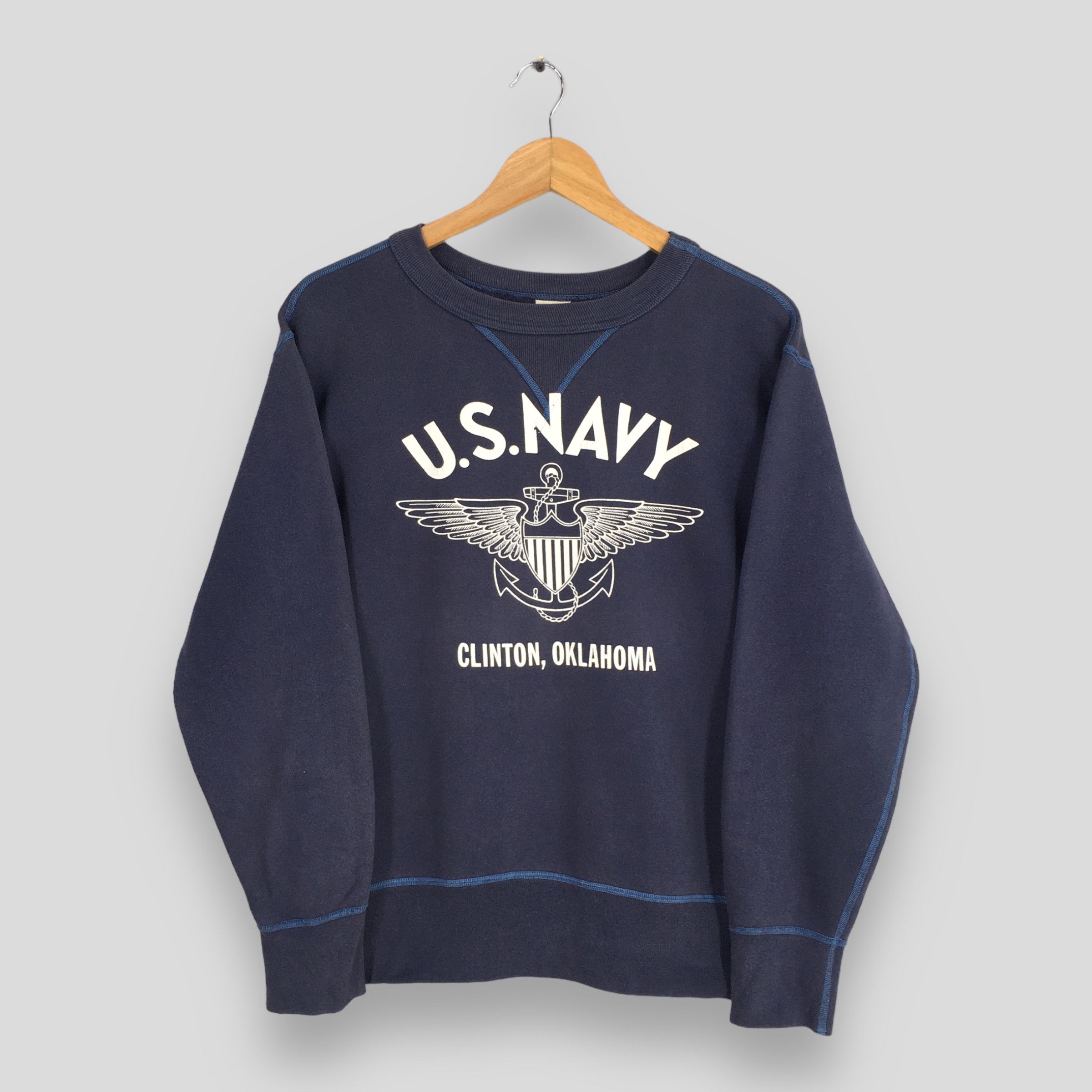 Buzz Rickson's Vintage Buzz Ricksons United States Navy Sweatshirt Medium Size US M / EU 48-50 / 2 - 1 Thumbnail