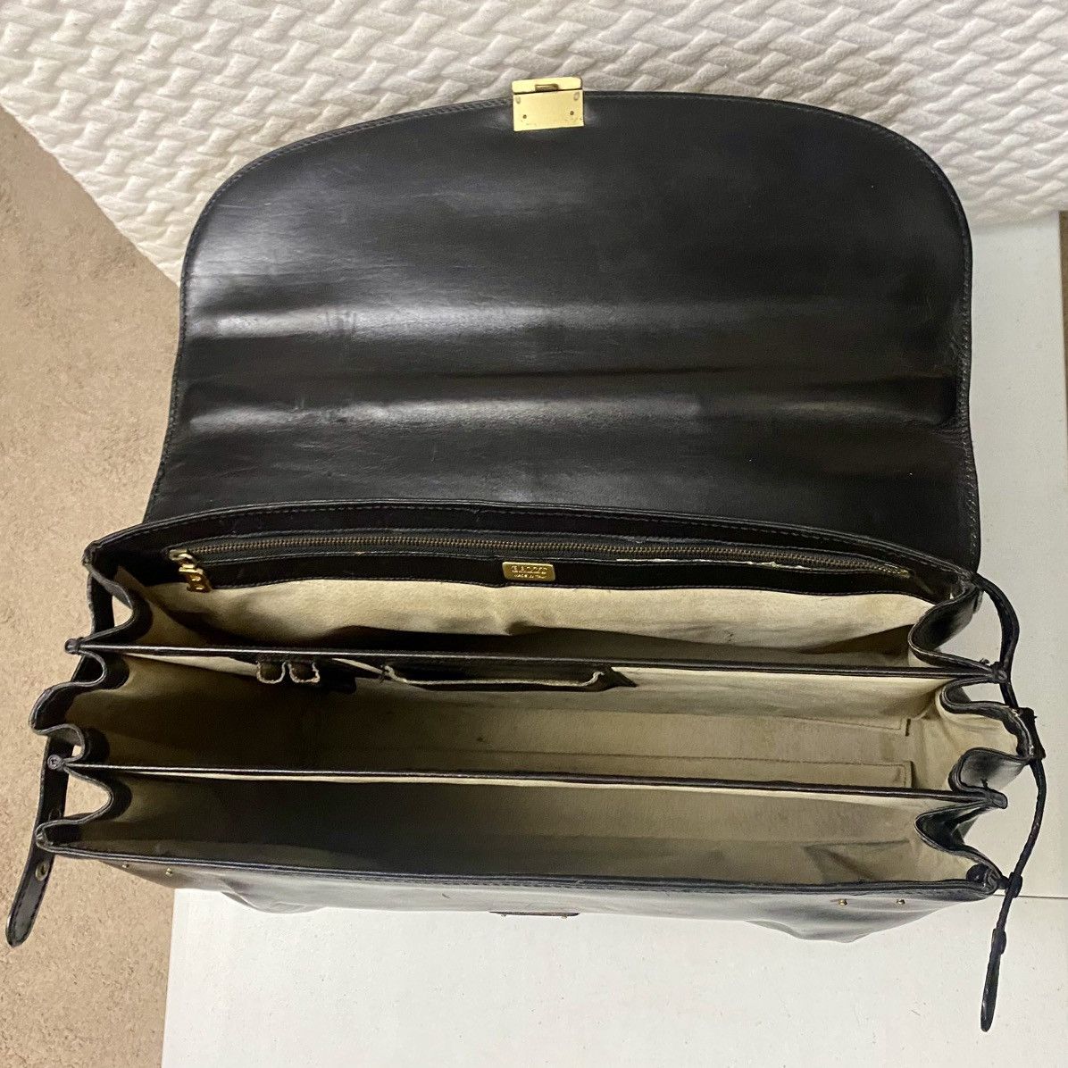 Bally Bally of Switzerland Presidential Black Leather Briefcase Size ONE SIZE - 5 Thumbnail