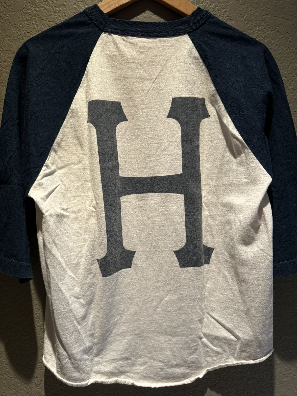 Huf Navy White HUF Raglan Size US M / EU 48-50 / 2 - 2 Thumbnail