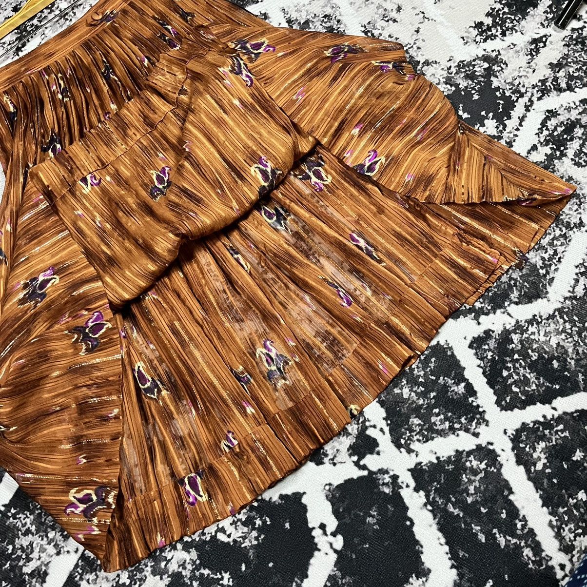 Salvatore Ferragamo × Vintage Vintage Salvatore Ferragamo Pleated Skirt Size 27" / US 4 / IT 40 - 4 Thumbnail