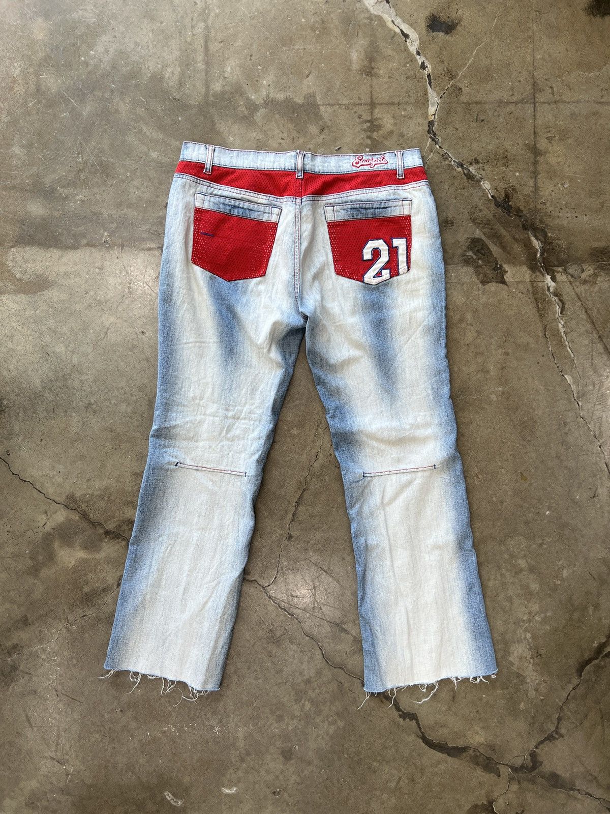 Southpole × Vintage Vintage Y2k Southpole Mesh All Crew Members Denim W Pant 13 Size 36" / US 14 / IT 50 - 5 Thumbnail