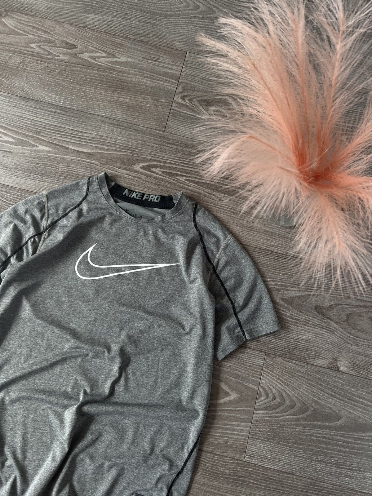 Nike ‼️Nike Pro Combat Big Logo Dri-Fit Fitted Termo T-Shirt‼️ Size US XL / EU 56 / 4 - 2 Thumbnail