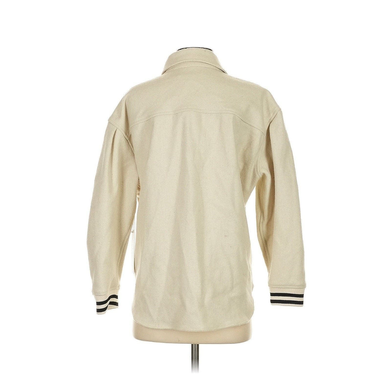 Aquarius Cocktail Wool Didi Shirt Jacket Bomber Cream 0 XS