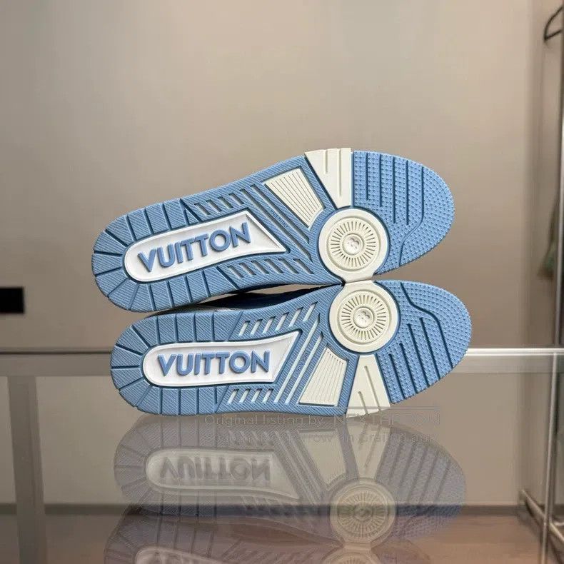 Louis Vuitton Louis Vuitton Trainer Sky Blue shoes Size US 7.5 / EU 40-41 - 2 Thumbnail